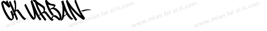CK Urban字体转换